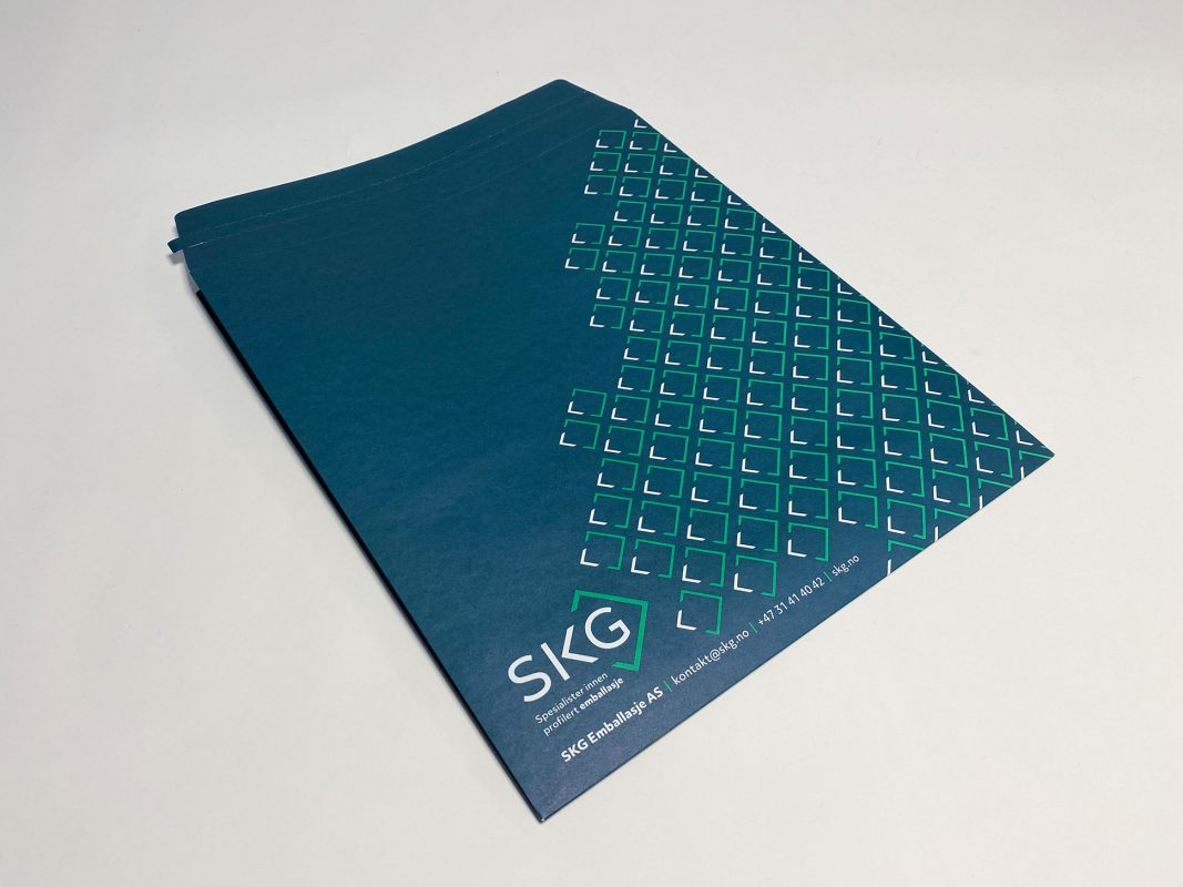 SKG Emballasje design av konvolutt